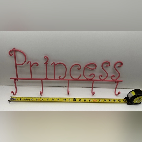 Pink Princess Wall Hook Rack - Picture 1 of 2